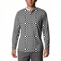 Black White Filipino Binakol Motifs Button Sweatshirt Mabuhay Philippines Festival Kusikus Pattern
