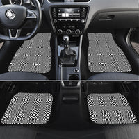 Black White Filipino Binakol Motifs Car Mats Mabuhay Philippines Festival Kusikus Pattern