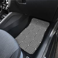 Black White Filipino Binakol Motifs Car Mats Mabuhay Philippines Festival Kusikus Pattern
