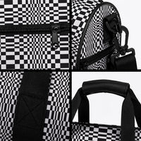 Black White Filipino Binakol Motifs Duffle Bag Mabuhay Philippines Festival Kusikus Pattern
