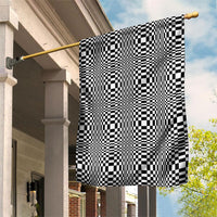 Black White Filipino Binakol Motifs Garden Flag Mabuhay Philippines Festival Kusikus Pattern