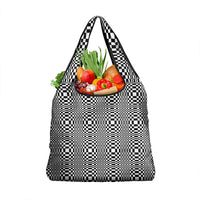 Black White Filipino Binakol Motifs Grocery Bag Mabuhay Philippines Festival Kusikus Pattern