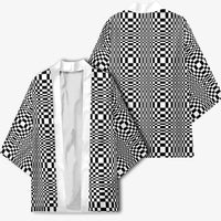 Black White Filipino Binakol Motifs Kimono Mabuhay Philippines Festival Kusikus Pattern