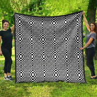 Black White Filipino Binakol Motifs Quilt Mabuhay Philippines Festival Kusikus Pattern