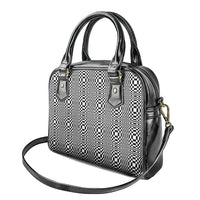 Black White Filipino Binakol Motifs Shoulder Handbag Mabuhay Philippines Festival Kusikus Pattern