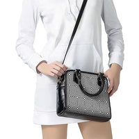 Black White Filipino Binakol Motifs Shoulder Handbag Mabuhay Philippines Festival Kusikus Pattern