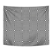 Black White Filipino Binakol Motifs Tapestry Mabuhay Philippines Festival Kusikus Pattern