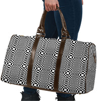 Black White Filipino Binakol Motifs Travel Bag Mabuhay Philippines Festival Kusikus Pattern