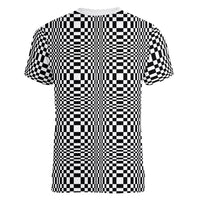 Black White Filipino Binakol Motifs Women V-Neck T-Shirt Mabuhay Philippines Festival Kusikus Pattern