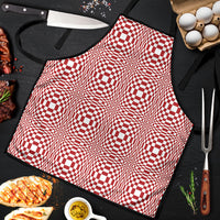 Red White Filipino Binakol Motifs Apron Mabuhay Philippines Festival Kusikus Pattern