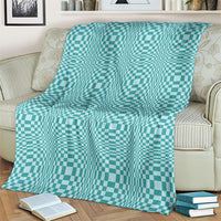 Cyan Filipino Binakol Motifs Blanket Mabuhay Philippines Festival Kusikus Pattern