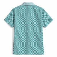Cyan Filipino Binakol Motifs Hawaiian Shirt Mabuhay Philippines Festival Kusikus Pattern
