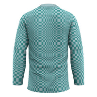 Cyan Filipino Binakol Motifs Hockey Jersey Mabuhay Philippines Festival Kusikus Pattern