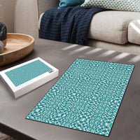 Cyan Filipino Binakol Motifs Puzzle Mabuhay Philippines Festival Kusikus Pattern