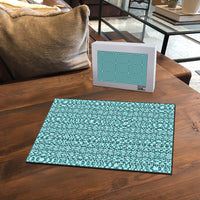 Cyan Filipino Binakol Motifs Puzzle Mabuhay Philippines Festival Kusikus Pattern