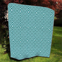 Cyan Filipino Binakol Motifs Quilt Mabuhay Philippines Festival Kusikus Pattern