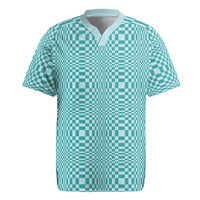 Cyan Filipino Binakol Motifs Rugby Jersey Mabuhay Philippines Festival Kusikus Pattern