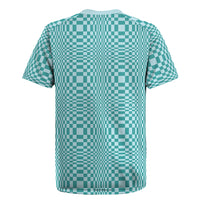 Cyan Filipino Binakol Motifs Rugby Jersey Mabuhay Philippines Festival Kusikus Pattern