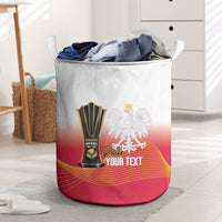 Personalised Poland Volleyball 2026 Laundry Basket Polska Back To Back Champions