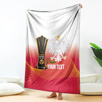 Personalised Poland Volleyball 2026 Blanket Polska Back To Back Champions