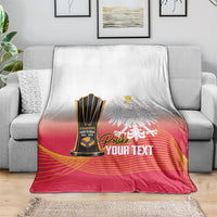 Personalised Poland Volleyball 2026 Blanket Polska Back To Back Champions