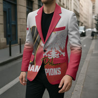 Personalised Poland Volleyball 2026 Blazer Polska Back To Back Champions