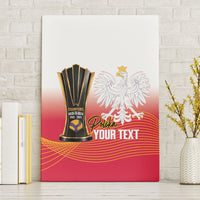 Personalised Poland Volleyball 2026 Canvas Wall Art Polska Back To Back Champions