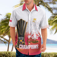 Personalised Poland Volleyball 2026 Hawaiian Shirt Polska Back To Back Champions