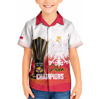 Personalised Poland Volleyball 2026 Kid Hawaiian Shirt Polska Back To Back Champions