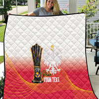 Personalised Poland Volleyball 2026 Quilt Polska Back To Back Champions