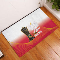 Personalised Poland Volleyball 2026 Rubber Doormat Polska Back To Back Champions