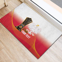 Personalised Poland Volleyball 2026 Rubber Doormat Polska Back To Back Champions