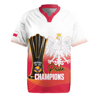 Personalised Poland Volleyball 2026 Rugby Jersey Polska Back To Back Champions