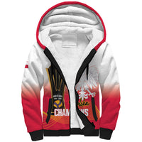 Personalised Poland Volleyball 2026 Sherpa Hoodie Polska Back To Back Champions