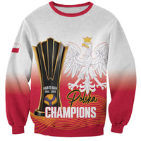 Personalised Poland Volleyball 2026 Sweatshirt Polska Back To Back Champions