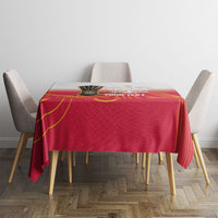 Personalised Poland Volleyball 2026 Tablecloth Polska Back To Back Champions