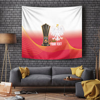 Personalised Poland Volleyball 2026 Tapestry Polska Back To Back Champions
