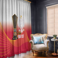 Personalised Poland Volleyball 2026 Window Curtain Polska Back To Back Champions