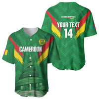 Cameroon Football Custom Baseball Jersey Reunification Monument Les Lionnes Indomptables