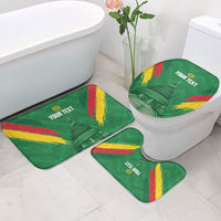 Cameroon Football Custom Bathroom Set Reunification Monument Les Lionnes Indomptables