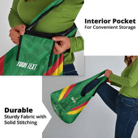 Cameroon Football Custom Grocery Bag Reunification Monument Les Lionnes Indomptables