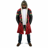 Malawi Football Custom Cloak Red Rising Sun Go Scorchers