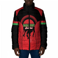 Malawi Football Custom Padded Jacket Red Rising Sun Go Scorchers