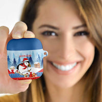 Personalised Puffin Iceland Christmas AirPods Case Merry Xmas Winter Vibes - Wonder Print Shop