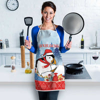 Personalised Puffin Iceland Christmas Apron Merry Xmas Winter Vibes - Wonder Print Shop