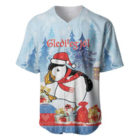 Personalised Puffin Iceland Christmas Baseball Jersey Merry Xmas Winter Vibes - Wonder Print Shop