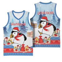 Personalised Puffin Iceland Christmas Basketball Jersey Merry Xmas Winter Vibes - Wonder Print Shop
