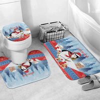 Personalised Puffin Iceland Christmas Bathroom Set Merry Xmas Winter Vibes - Wonder Print Shop