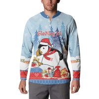 Personalised Puffin Iceland Christmas Button Sweatshirt Merry Xmas Winter Vibes - Wonder Print Shop