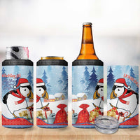 Personalised Puffin Iceland Christmas 4 in 1 Can Cooler Tumbler Merry Xmas Winter Vibes - Wonder Print Shop